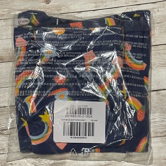 🆕 2PC Set Old Navy Kids Baby Toddler Girl's Printed Snug-Fit Pajama Set 18-24M - Picture 6 of 10